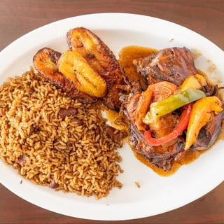 Brown Stew Chicken Platter Small