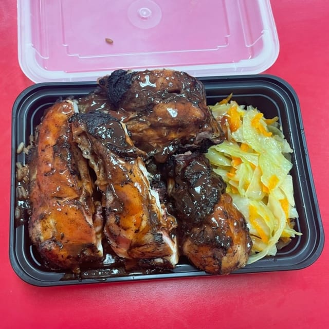 Jerk Chicken Platter.